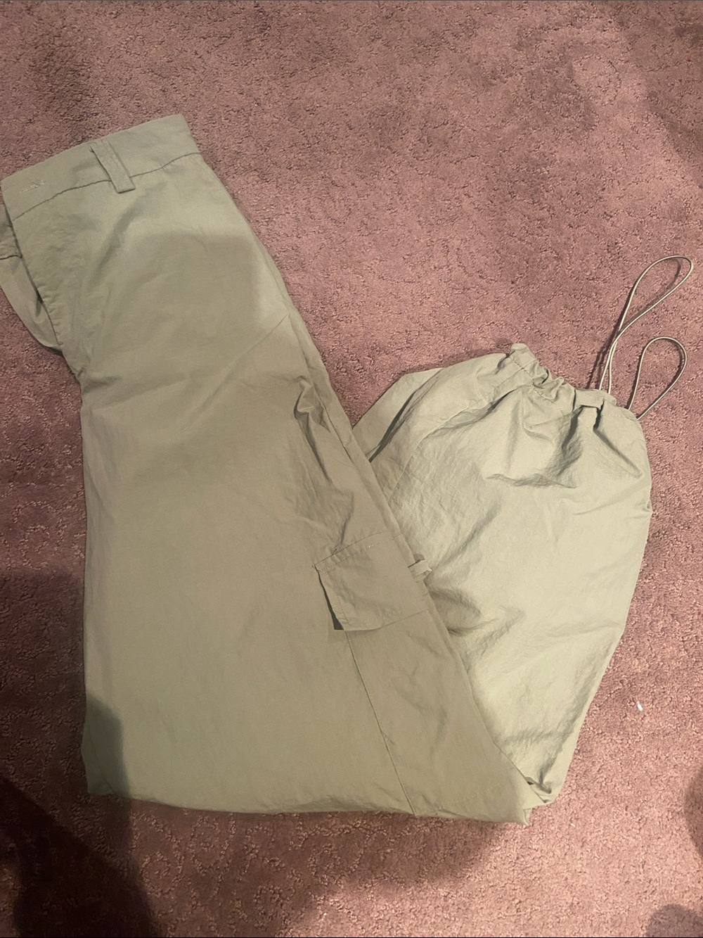 Light Olive Cargo Pants for Men — Casual Utility Style